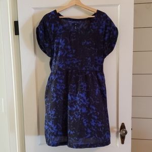 Dark blue and black dress